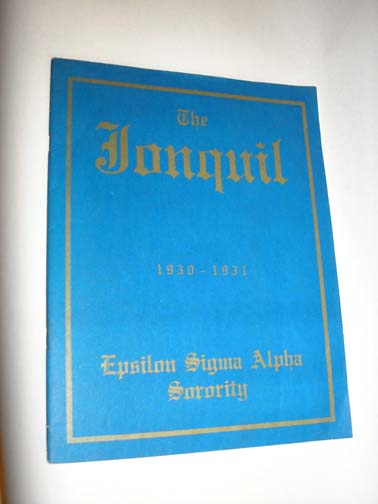 The Jonquil 1930 - 1931, Epsilon Sigma Alpha Sorority