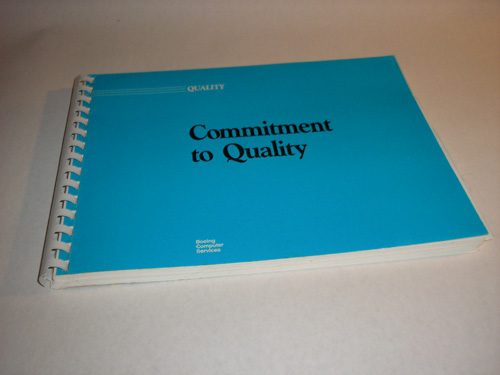 Boeing, Commitment to Quality 