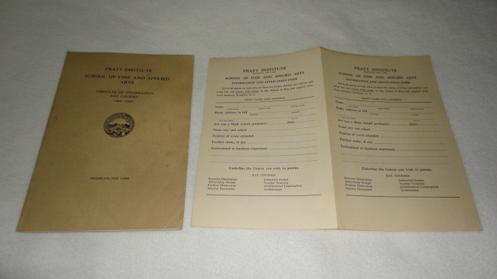 Pratt Institute School Of Fine And Applied Arts Circular Of Information Day Courses 1932 - 1933