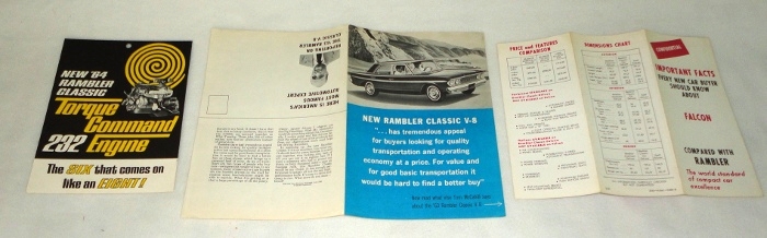 American Motors, Rambler Car literature