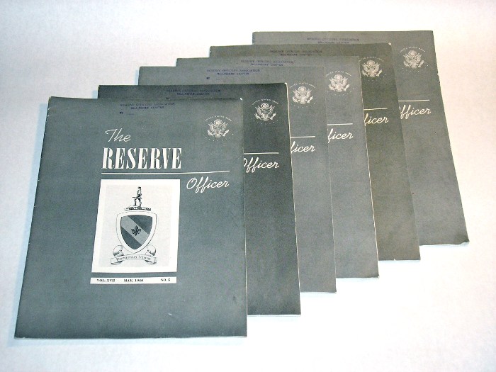 The Reserve Officer, 6 issues from 1940, Reserve Officers Association