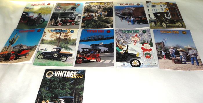  The Vintage Ford, 11 issues, Klehfoth, Jay, Editor 