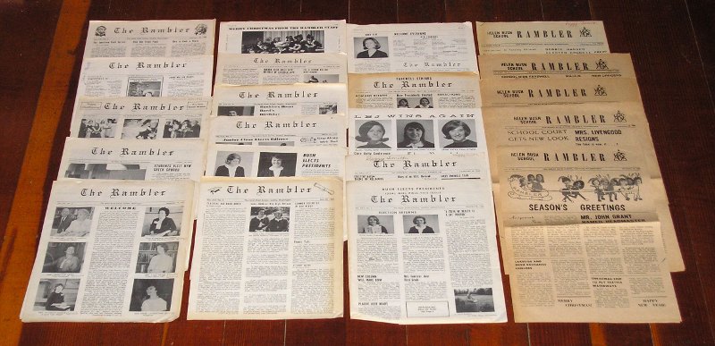 The Rambler, 22 issues, a broken run from 1963 to 1967, The Helen Bush School, Seattle, WA