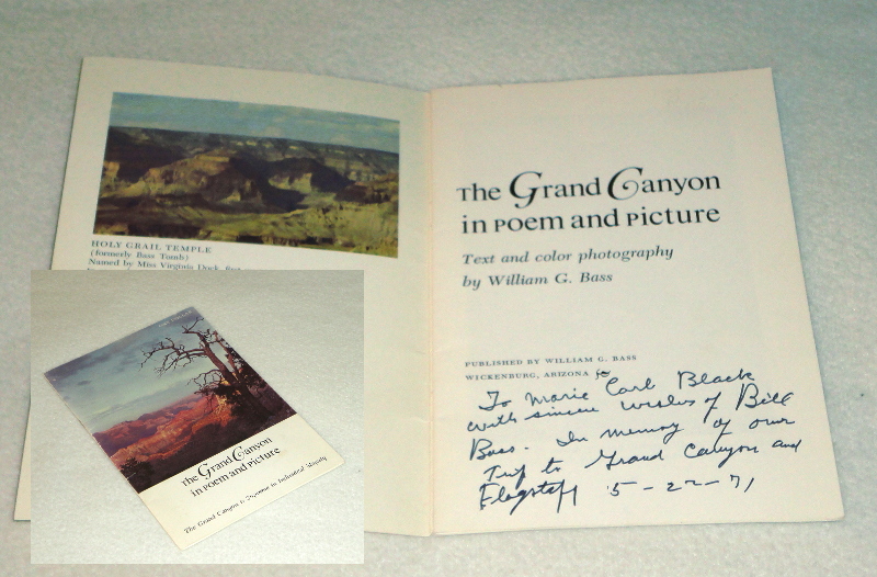 The Grand Canyon In Poem and Picture, Bass, William G.