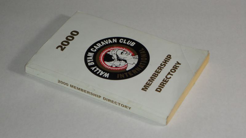 2000 Wally Byam Caravan Club International Membership Directory