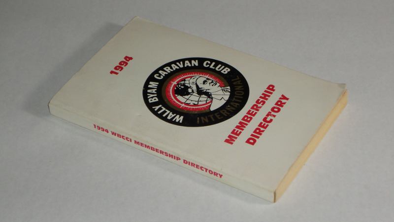1994 Wally Byam Caravan Club International Membership Directory
