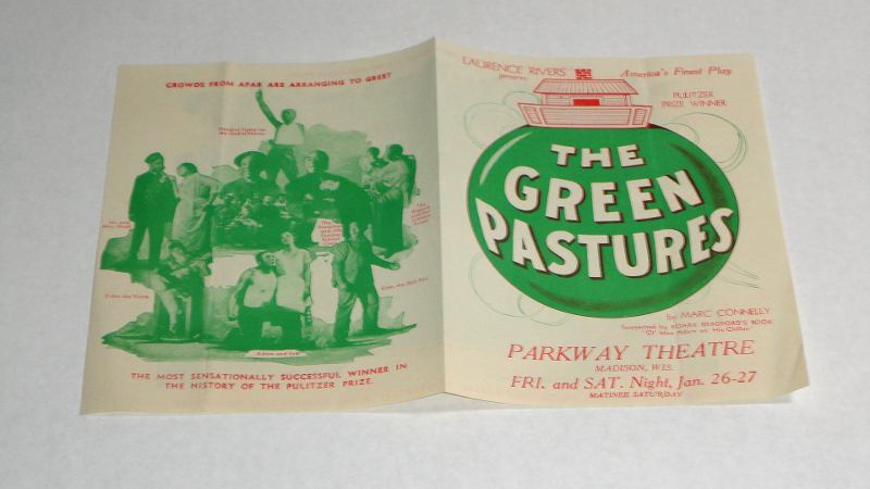 The Green Pastures, Playbill, Rivers, Laurence