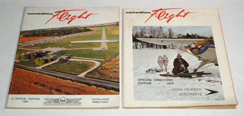 Canadian Owner's & Pilots Association Catalogue,  two issues, 1979 and 1980