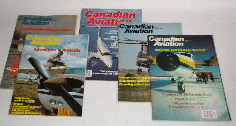 Canadian Aviation Five Issues 1979-1985, Whittington, Hugh