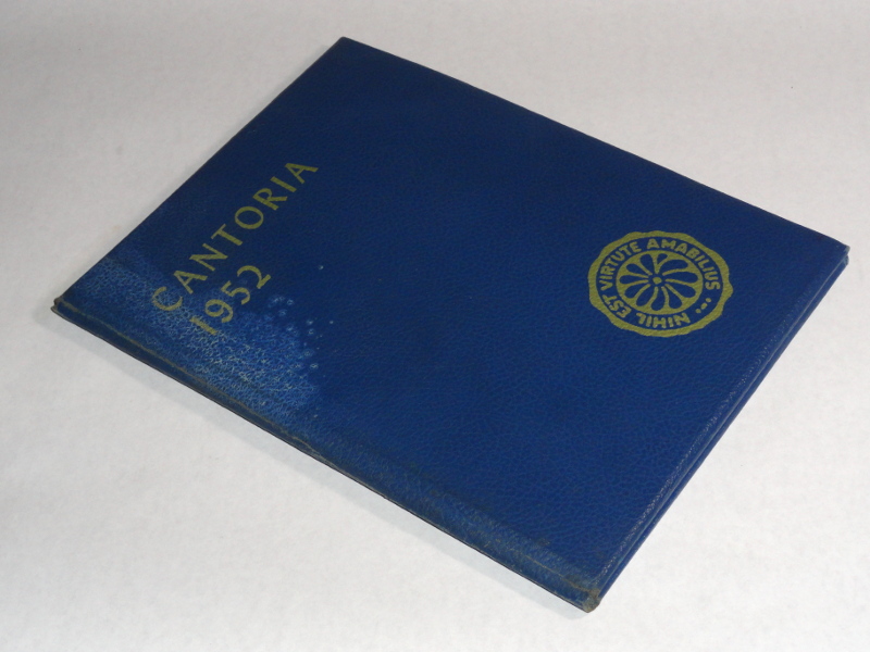 Cantoria 1952, yearbook of Saint Nicholas School in Seattle