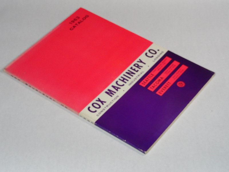 Cox Machinery Co., 1963 trade catalog