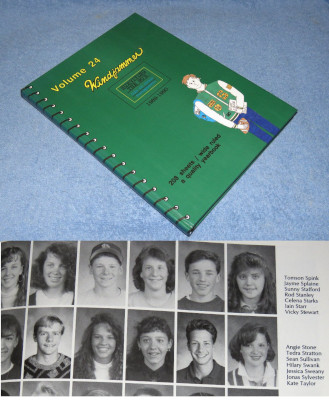 Sehome High School 1989-1990 Windjammer Volume 24, Hilary Swank