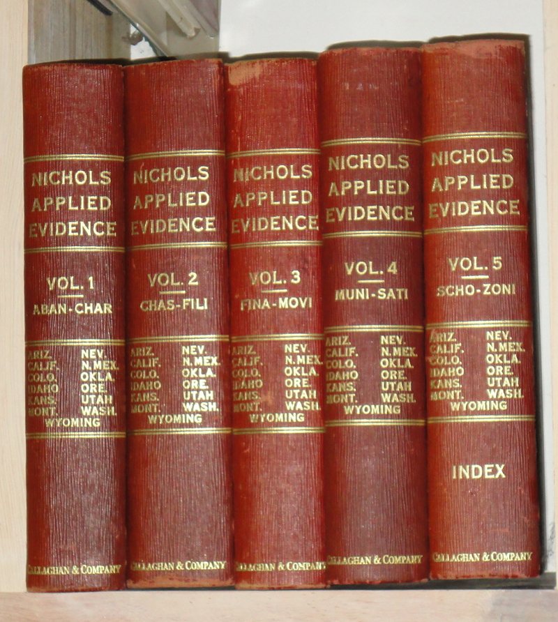 Applied Evidence, Nichols, Clark A.