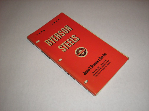  

Ryerson Steels, 1949 Catalog


   